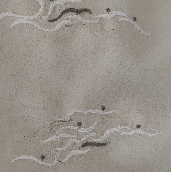 Vintage rollover collar blouse - Picture 12 of 14